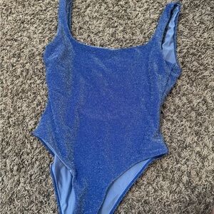 Berlook blue one piece swimsuit